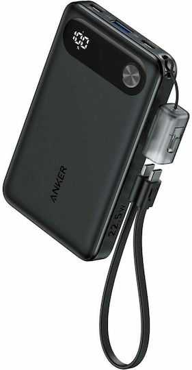 Anker PowerCore 10000mAh 22.5W with USB-A Port and 2 USB-C Ports Black