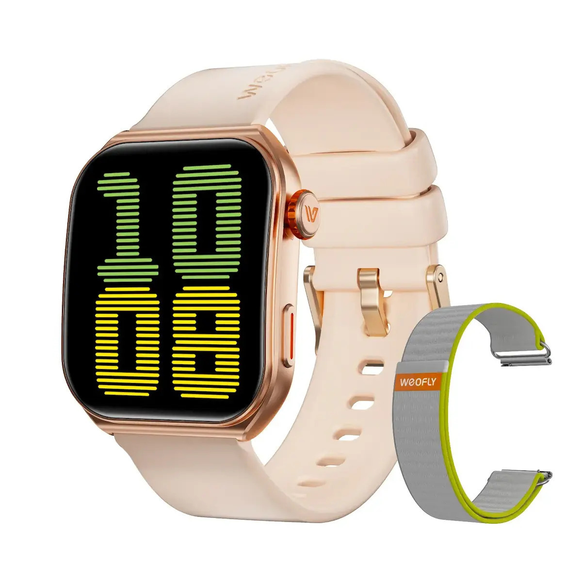 Weofly Edge 2 Aluminium 45mm Smartwatch with Heart Rate Monitor (Gold) view 3