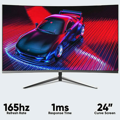 Armaggeddon Pixxel+ Xtreme XSC24HD 23.6" FHD 1920x1080 AHVA Curved Monitor 165Hz with 1ms GTG Response Time view 1