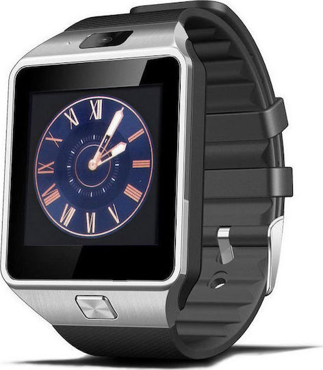DZ09 43mm Smartwatch with SIM (Silver) view 3
