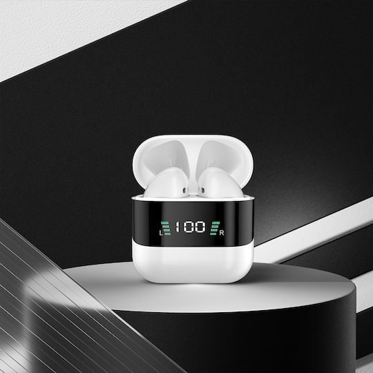 Dudao U15S In-ear Bluetooth Handsfree Earphones with Charging Case White view 3