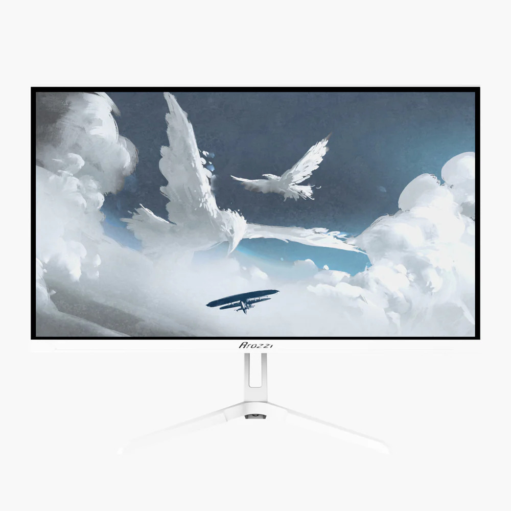Arozzi Nova IPS Gaming Monitor 24" QHD 2560x1440 200Hz White view 1