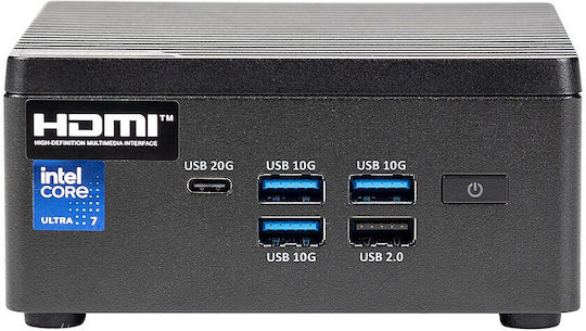 Bluechip BUSINESSline M11471 Mini PC (Core Ultra 7 155H/16GB DDR5/500GB SSD/W11 Pro) vue 2