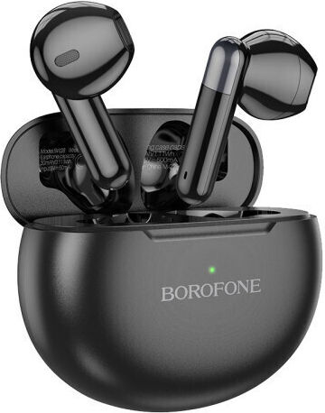 Borofone BW28 Illusion TWS In-ear Bluetooth Handsfree Earphones with Charging Case Black view 1