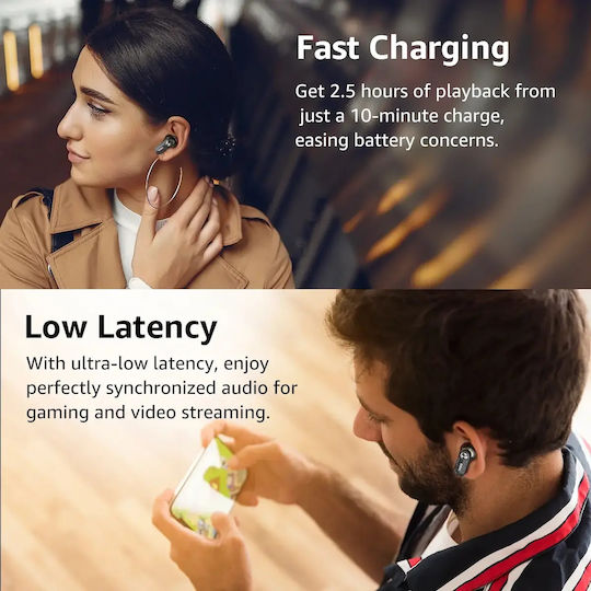Tozo AeroSound 3 Earbud / In-ear Bluetooth Handsfree Earphones with Sweat Resistance and Charging Case White view 2