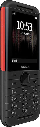 Nokia 5310 2020 Dual SIM Mobile Mobile with Buttons Black/Red view 4