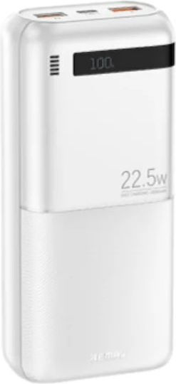 Remax RPP-72 Power Bank 10000mAh with 2 USB-A Ports White vista 3