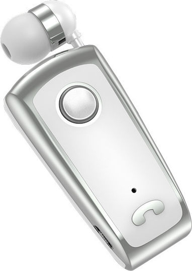 Leewello LY-001 In-ear Bluetooth Handsfree Earphone Lapel White view 1
