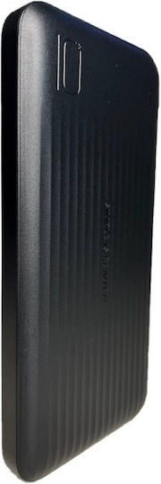 XO PB301 Power Bank 10000mAh with 2 USB-A Ports Black view 2