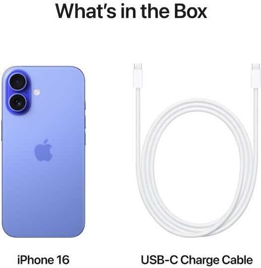 Apple iPhone 16 5G (8GB/512GB) Ultramarine view 6