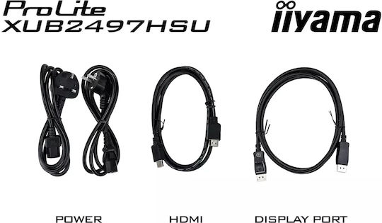 Iiyama ProLite XUB2497HSU-W2 IPS Monitor 23.8" FHD 1920x1080 view 2