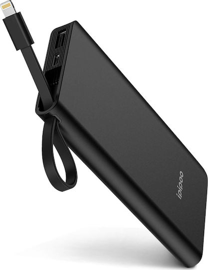 Ipipoo LP-12 Power Bank 10000mAh with USB-A Port Black view 1