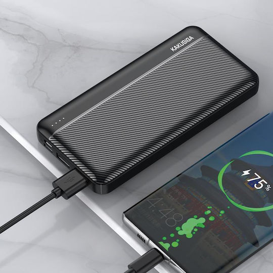 KAL Electronics Power Bank 9000mAh with 2 USB-A Ports and USB-C Port Black vue 2