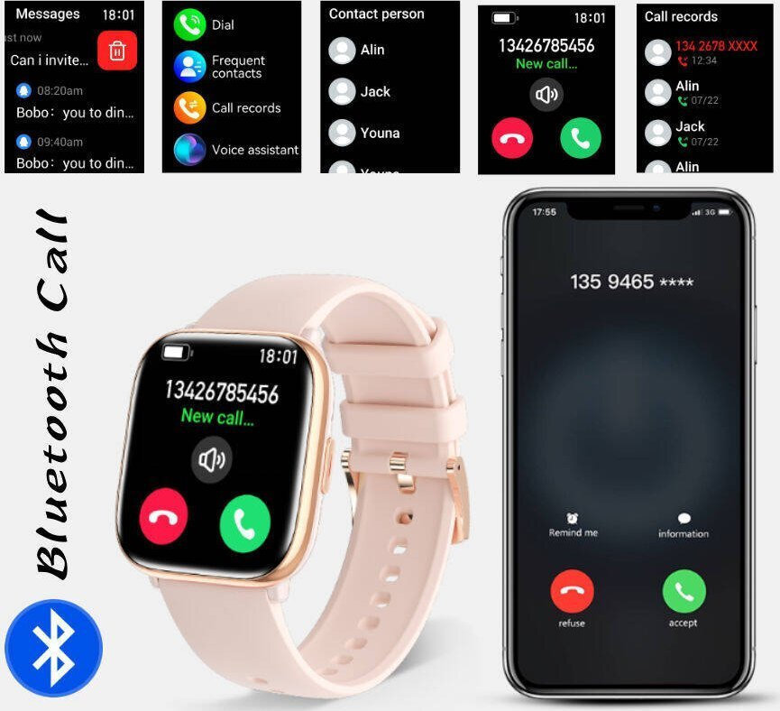 Smartwatch Rubicon Rncf31 Black Bt Call Conversations 视图 7