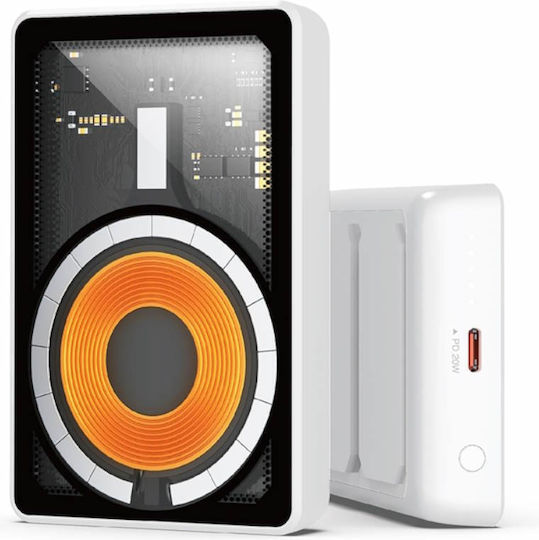 Moxom LX-PB804 MagSafe Power Bank 5000mAh 15W White