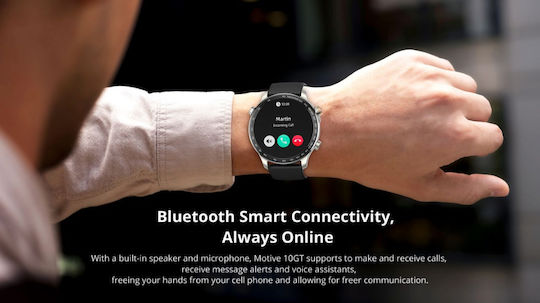 Riversong Motive 10 GT Smartwatch with Heart Rate Monitor (Black) view 6