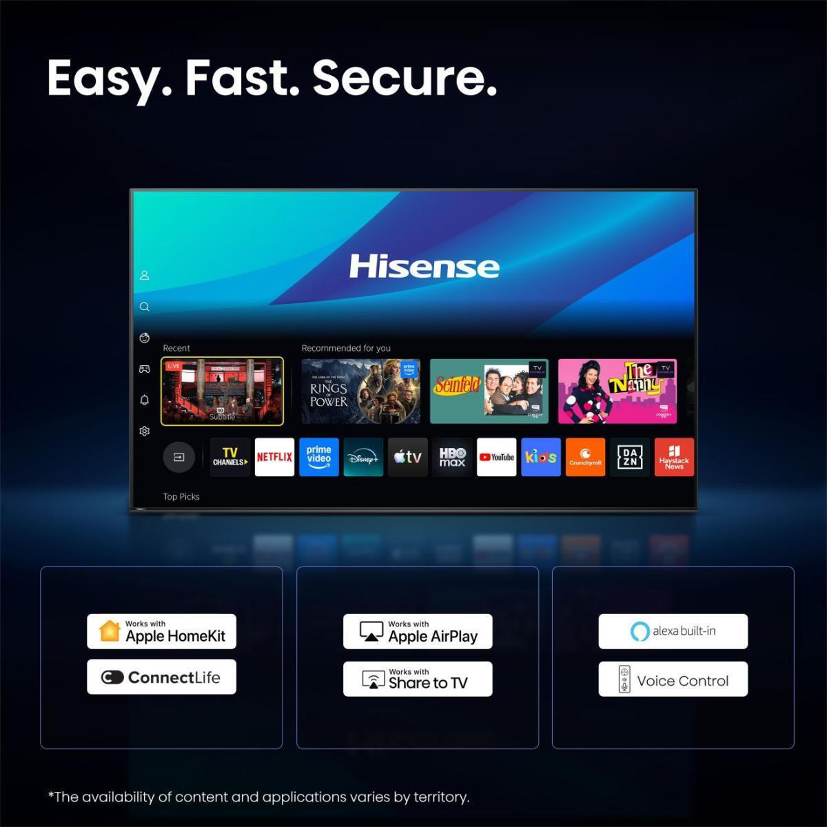 Hisense Smart TV 100" 4K UHD Mini LED U7S Pro HDR (2026) 100U7S view 7