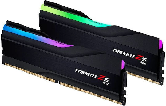 G.Skill Trident Z5 RGB DDR5 96GB RAM with 2x48GB Modules and Speed 6400 for Desktop F5-6400J3239F48GX2-TZ5RK vue 4