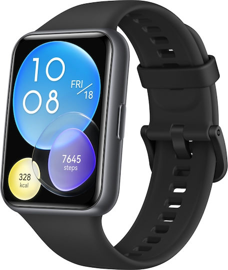 Huawei Watch Fit 2 Active Waterproof with Heart Rate Monitor (Midnight Black) view 2