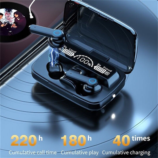 Valdus M19 In-ear Bluetooth Handsfree Earphones with Sweat Resistance and Charging Case Black vista 4