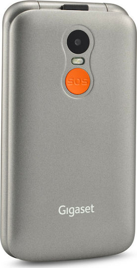 Gigaset GL590 Dual SIM Mobile with Large Buttons Titanium-silver view 3