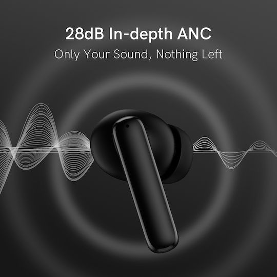 QCY T13 ANC In-ear Bluetooth Handsfree Earphones with Sweat Resistance and Charging Case Black view 7