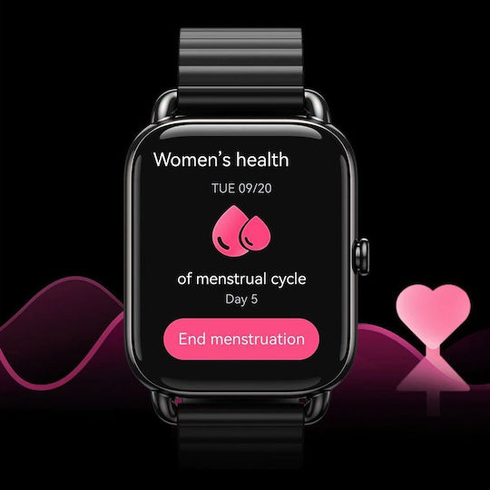 Haylou RS4 Plus Smartwatch with Heart Rate Monitor (Black) view 6
