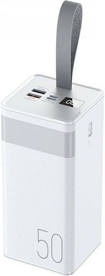 Remax RPP-61 Power Bank 50000mAh 12W with 2 USB-A Ports White view 2