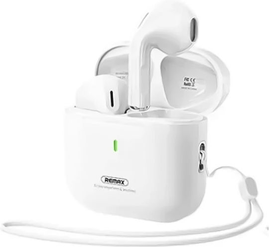 Remax Cozybuds W27 Bluetooth Handsfree Earphones with Charging Case White view 1