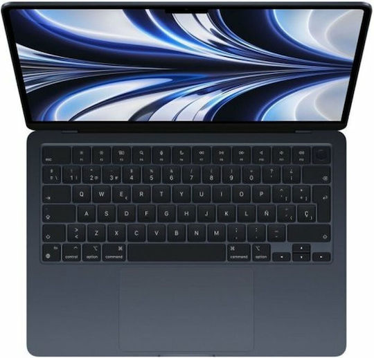 Apple MacBook Air 13.6" (2022) QHD+ (M2-8‑core/16GB/256GB SSD) Midnight (ES Keyboard) view 3