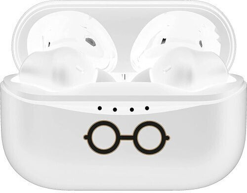 OTL Harry Potter In-ear Bluetooth Handsfree Earphones with Charging Case White view 4