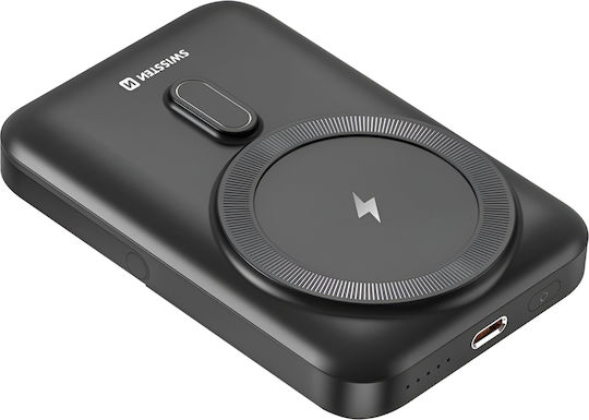 Swissten MagSafe Power Bank 10000mAh 20W Power Delivery Black view 5