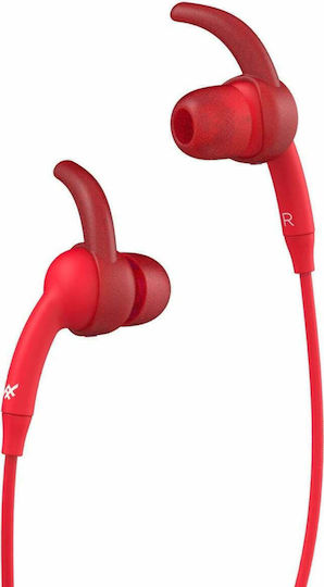 iFrogz Free Rein 2 In-ear Bluetooth Handsfree Earphones with Sweat Resistance Red vue 3