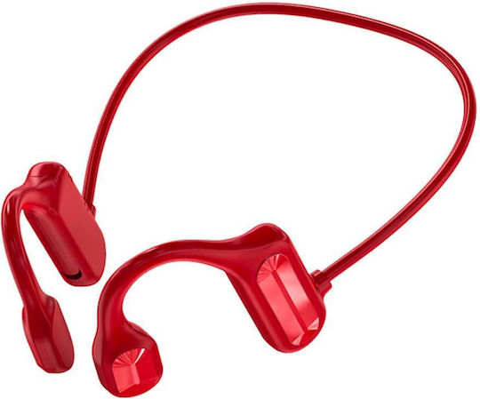 Bolaris Bone Conduction Bluetooth Handsfree Earphones Red view 1