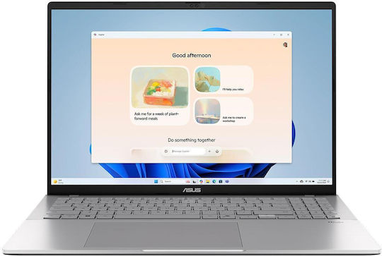 Asus Vivobook S16 M3607HA-RP003W 16" FHD+ 144Hz (Ryzen 7-260/16GB/1TB SSD/W11 Home) Matte Gray (GR Keyboard) view 1
