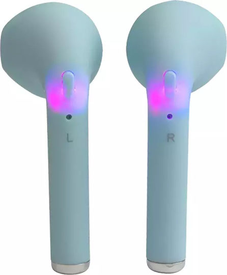 Denver TWE-46 In-ear Bluetooth Handsfree Earphones with Charging Case Light Blue view 3