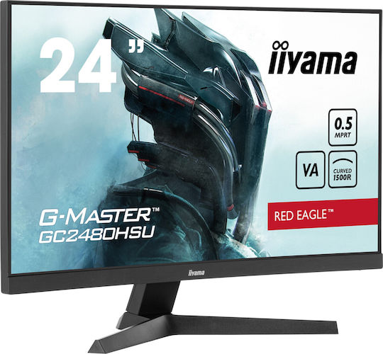 Iiyama G-MASTER GC2480HSU-B1 VA Curved Monitor 23.6" FHD 1920x1080 180Hz view 3