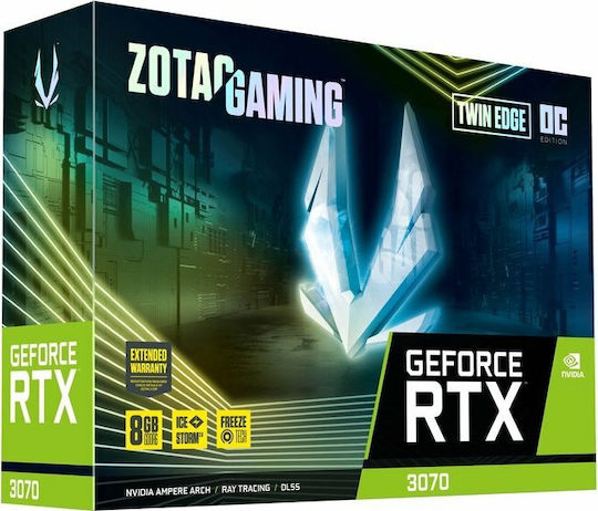 Zotac GeForce RTX 3070 8GB GDDR6 Twin Edge OC LHR Graphics Card vista 7