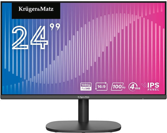 Kruger & Matz KM0198-M24 IPS Monitor 24" FHD 1920x1200 with Response Time 4ms GTG