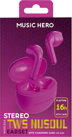 SBS Music Hero In-ear Bluetooth Handsfree Earphones Purple view 2