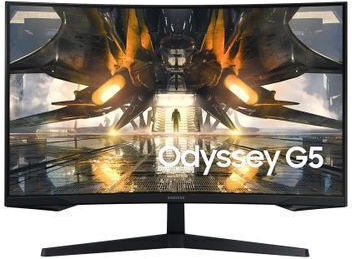 Samsung Odyssey G55A VA HDR Curved Gaming Monitor 32" QHD 2560x1440 165Hz with Response Time 1ms GTG view 1