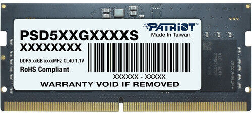 Patriot Signature DDR5 with Module 1x32GB and Speed 5600 for Laptop PSD532G56002S view 2