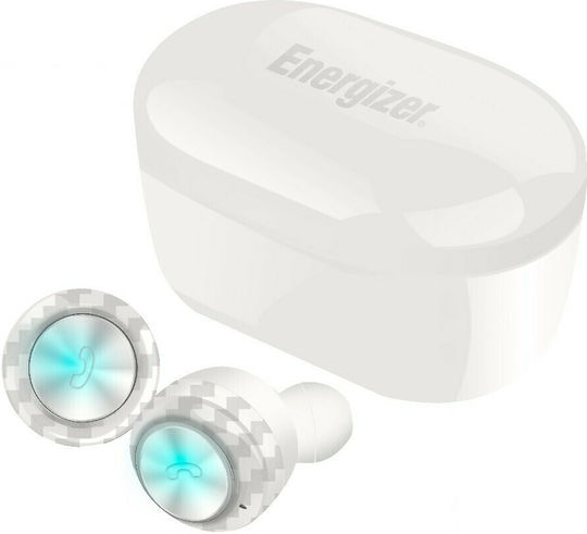 Energizer UIX30WH In-ear Bluetooth Handsfree Earphones with Charging Case White view 2