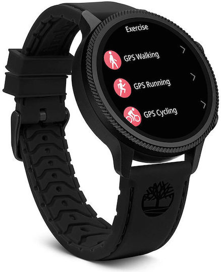 Timberland Trail Force S1 48mm Smartwatch with Heart Rate Monitor (Black) view 3
