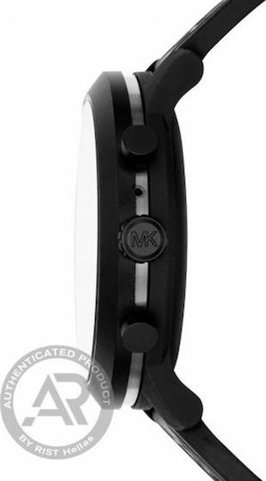Michael Kors MKGO Stainless Steel 43mm Smartwatch with Heart Rate Monitor (Black) view 6