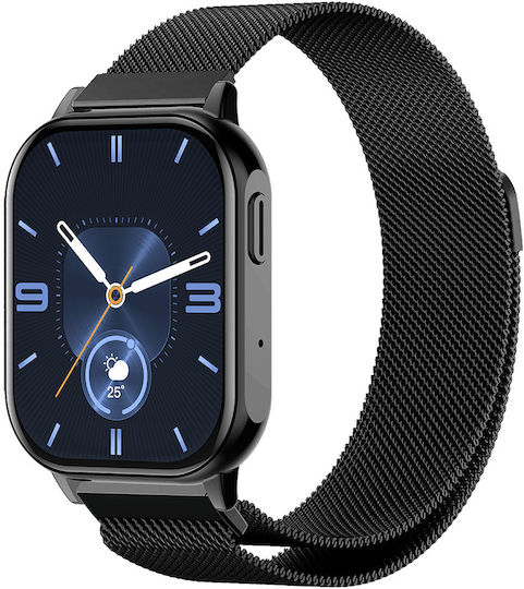 Proove Elysium Smartwatch with Heart Rate Monitor (Black)