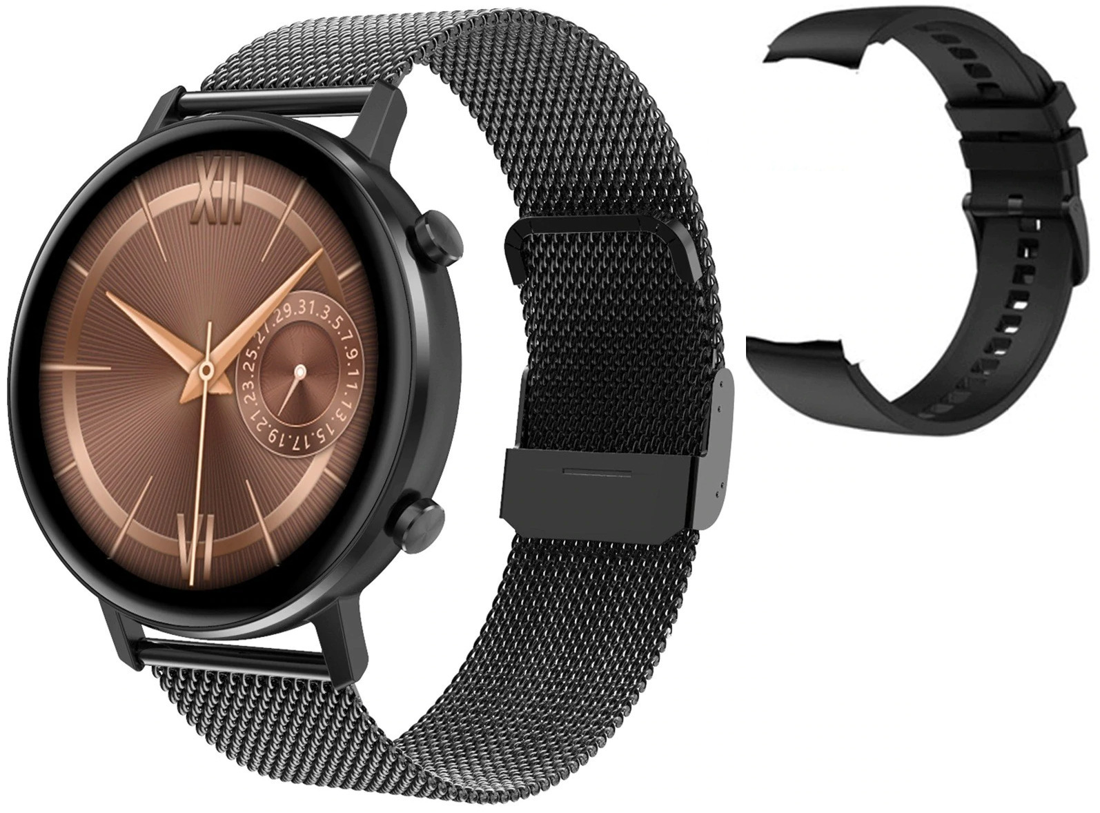 DoFIT Aluminium Smartwatch with Heart Rate Monitor (Black) view 3