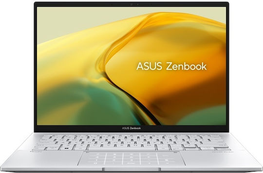 Asus ZenBook 14 UX3402VA-KP548W 14" QHD+ (i5-13500H/16GB/512GB SSD/W11 Home) Foggy Silver (GR Keyboard) view 1