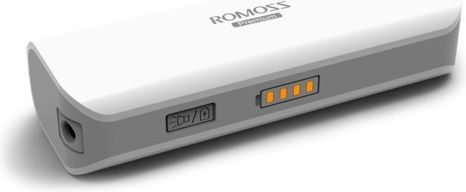 Romoss Sailing 1 Power Bank 2600mAh White view 2