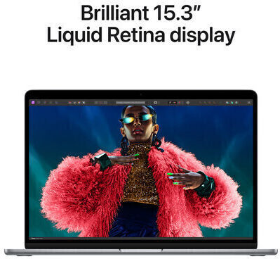 Apple MacBook Air 15" (2024) 15.3" Retina Display (M3-8-core/16GB/256GB SSD) Space Gray (DE Keyboard) view 5